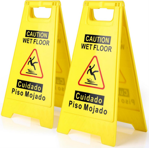1x WET FLOOR SIGN SAFETY BOARD-300X200X610MM