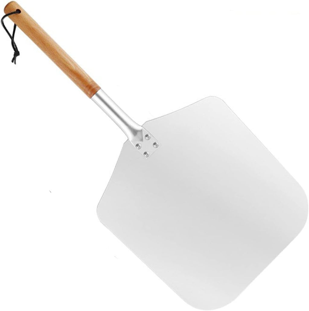 ALUMINIUM PIZZA PEEL REMOVABLE-12"-14" * 29.5CM- 65CM THICKNESS: 1.8MM- OPP BAG