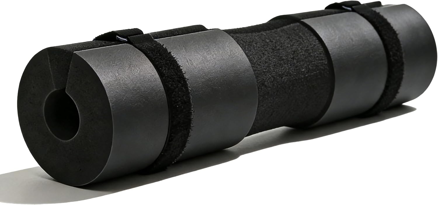 BARBELL SQUAT PAD- 17.5“X3.5”-WITH 2 STRAPS