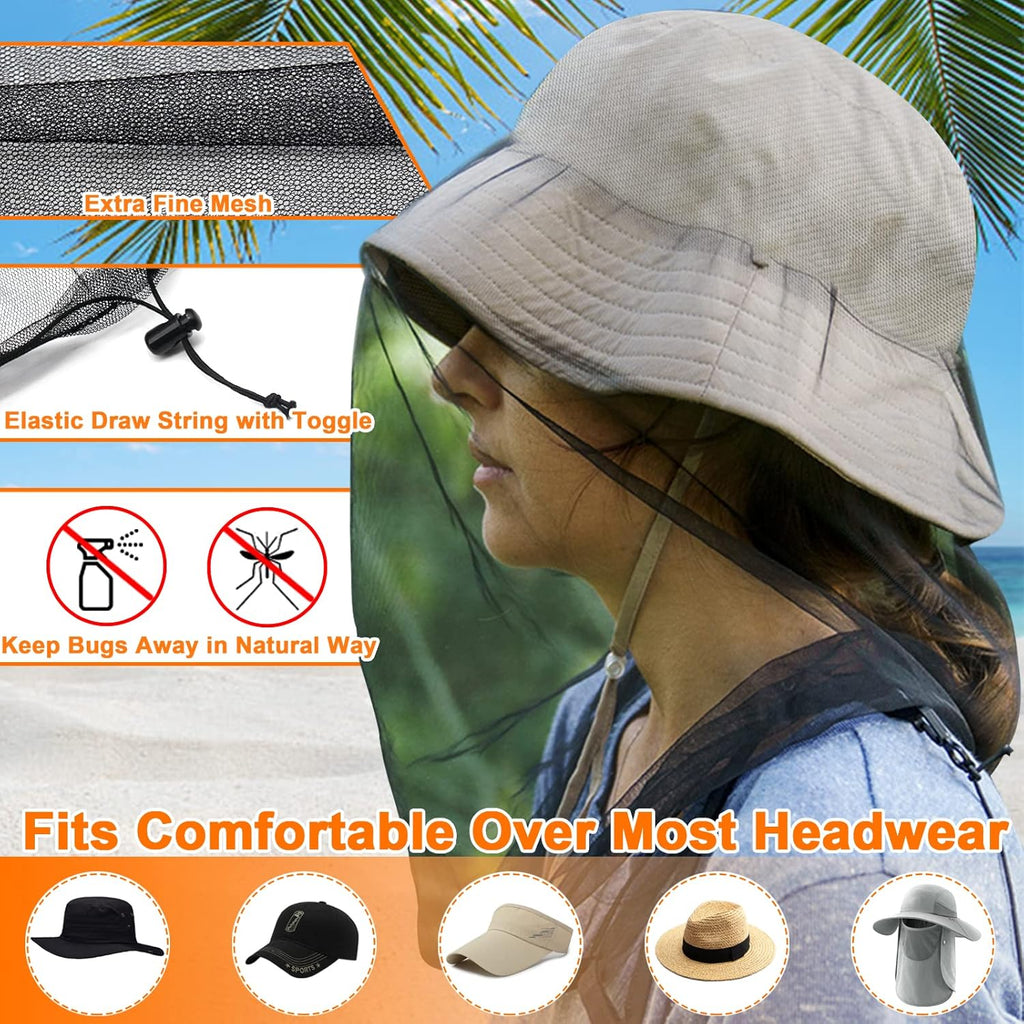 BUG NET FOR HEAD-6XL: 99X66CM + PACKING BAG