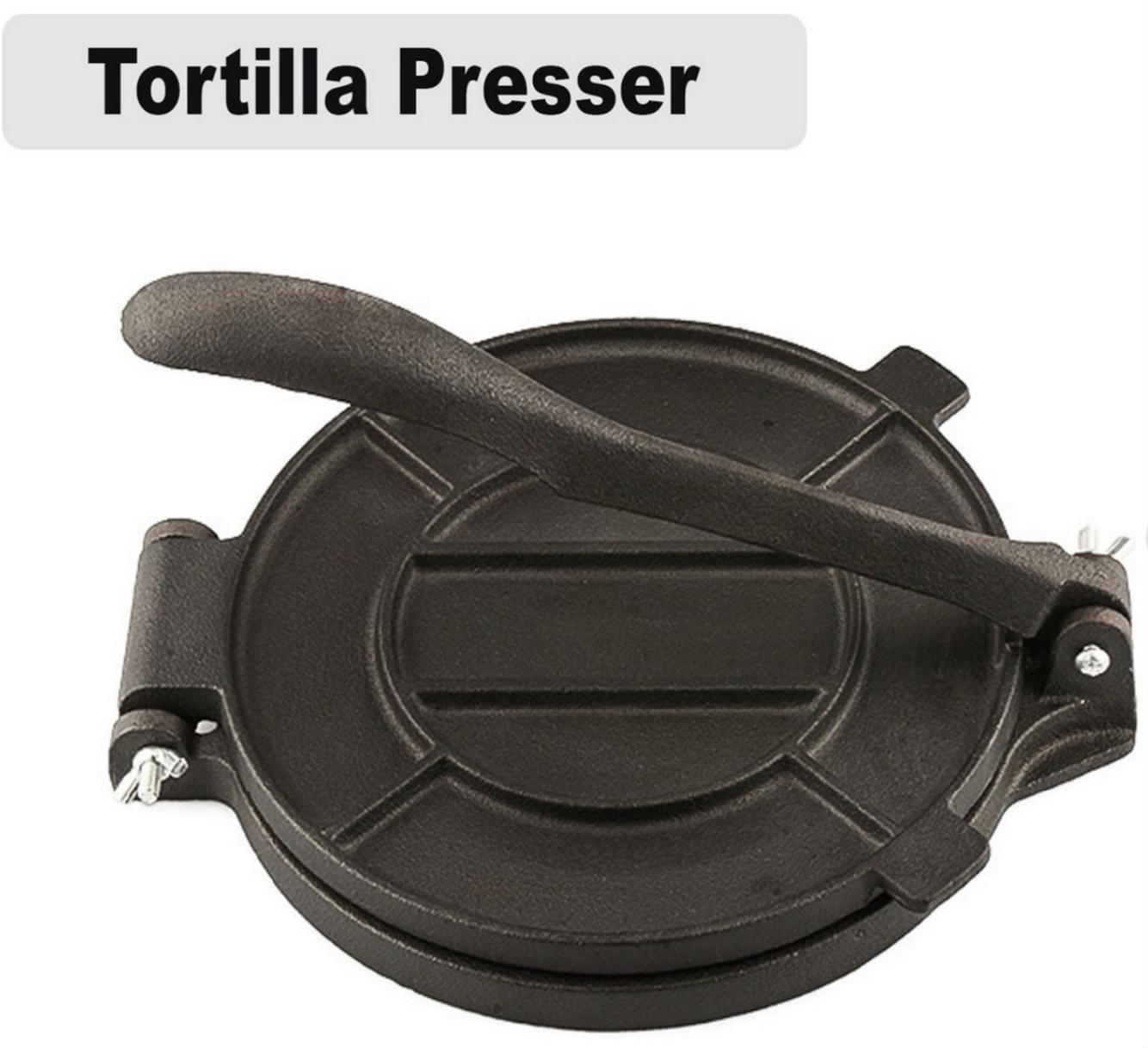 8" CAST IRON TORTILLA PRESS