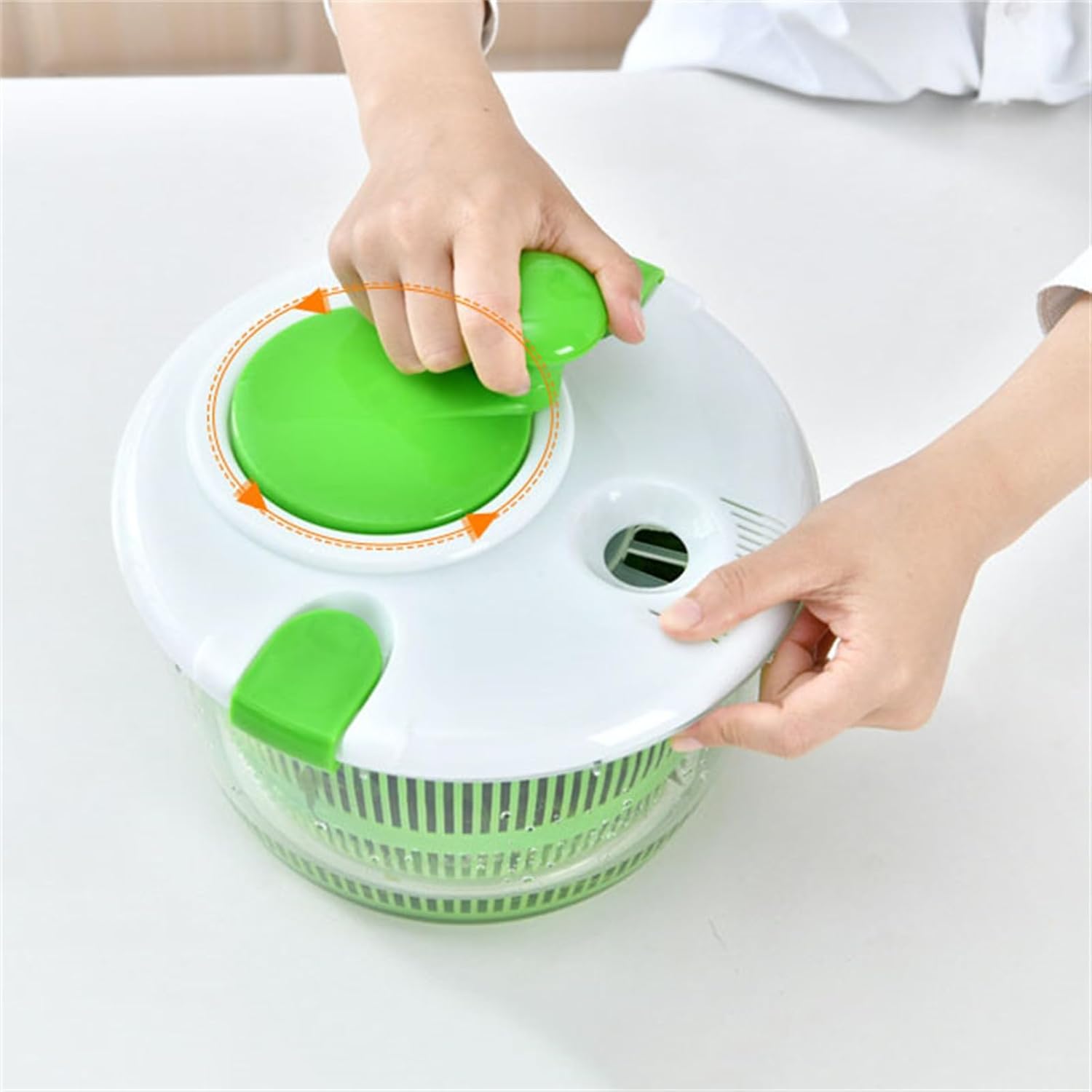 LARGE SALAD SPINNER-19.5- 24.5X22CM