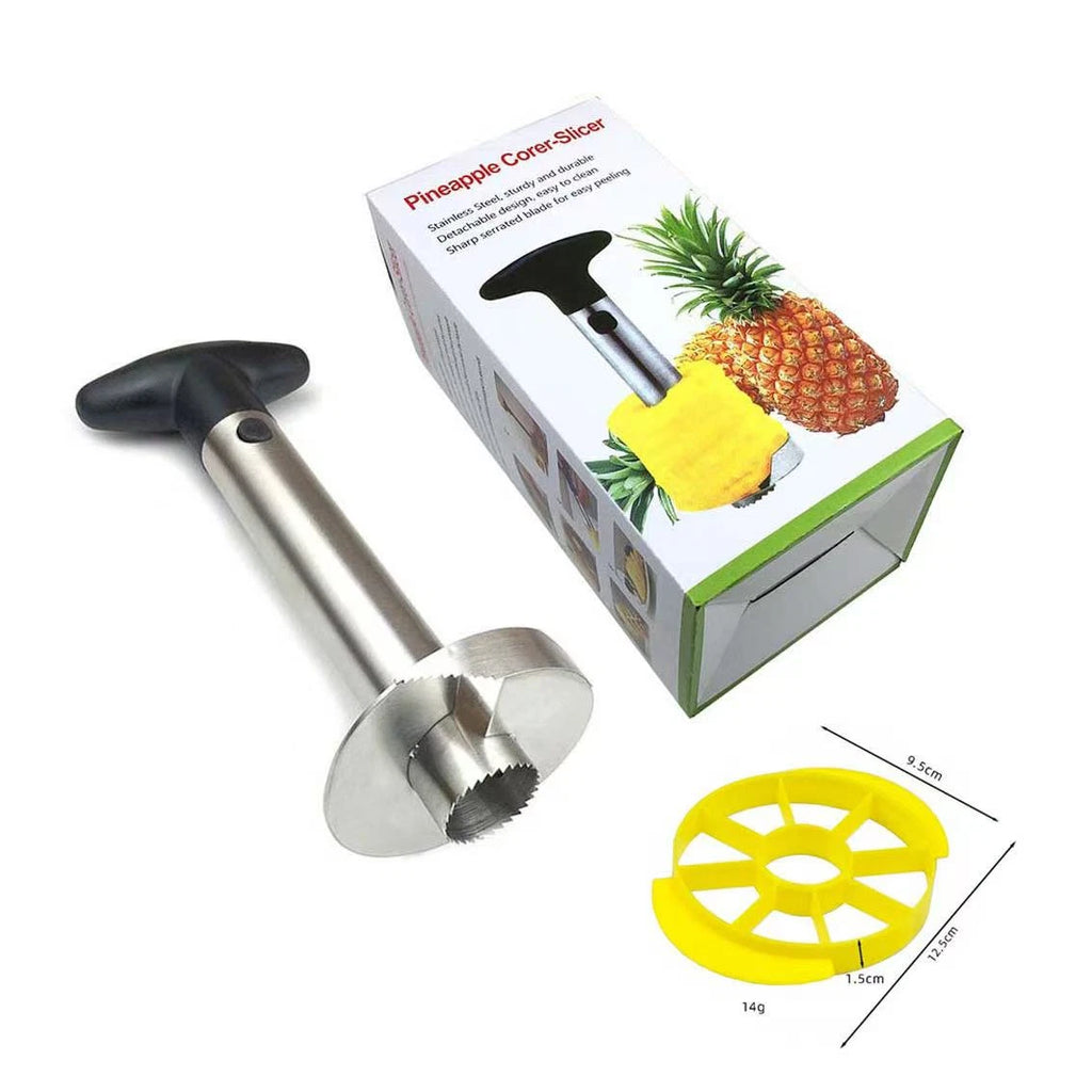 METAL PINEAPPLE CORER - SLICER-BLACK