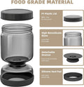 PICKLE CONTAINER WITH STRAUBER-GLASS - BLACK