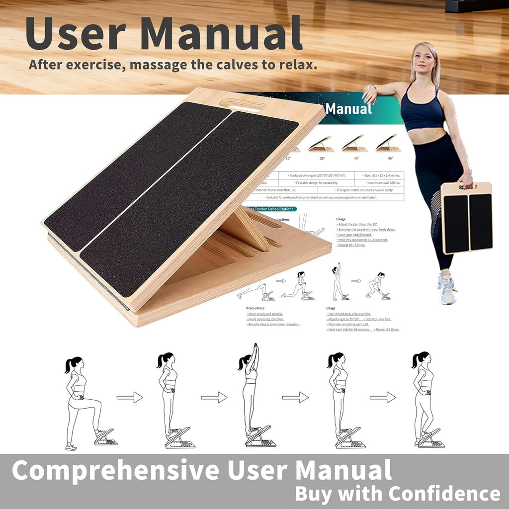 SLANT BOARD 5 ADJUSTABLE ANGLES