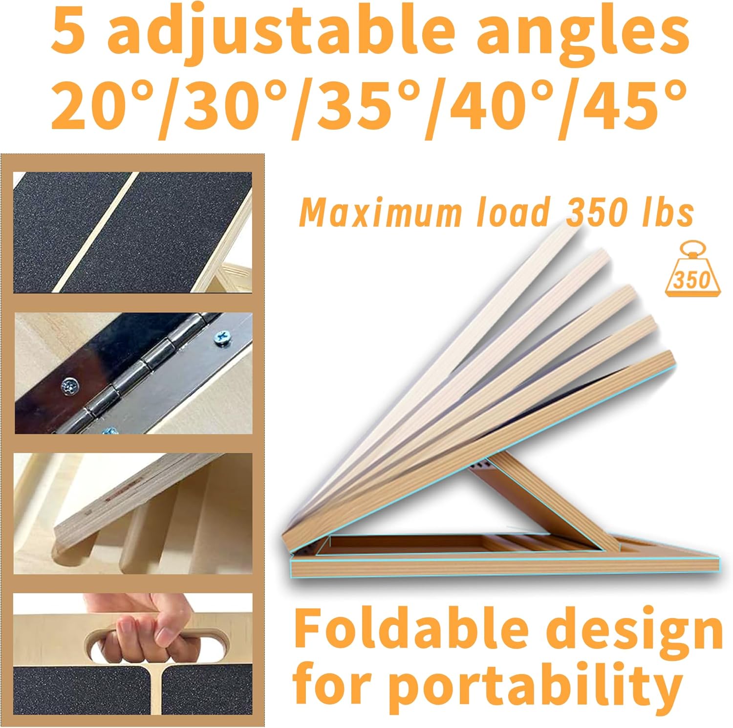 SLANT BOARD 5 ADJUSTABLE ANGLES