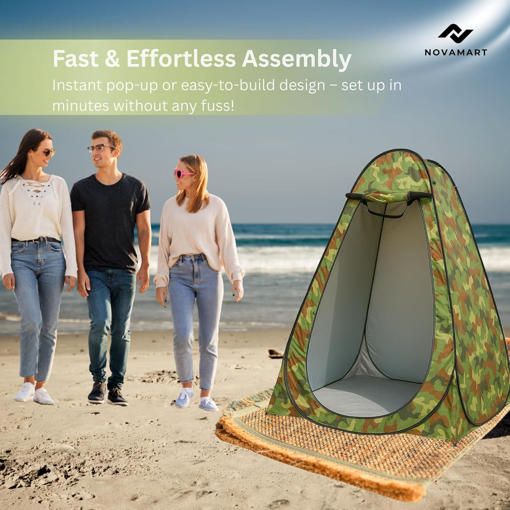 camouflage color POP UP PRIVACY TENT- 1.2X1.2X1.9M-2 WINDOWS