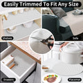 white RUBBER DRAWER LINER 30X150CMX2